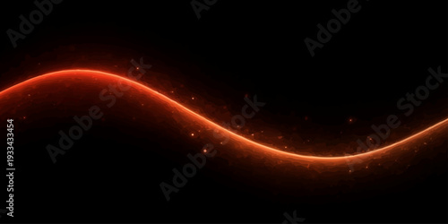 An abstract space background featuring a glowing sun and vibrant energy waves that illuminate the cosmos with a fiery orange light across the celestial galaxy