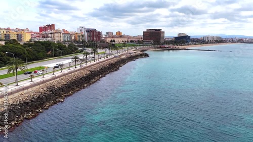 Wallpaper Mural 4K Aerial Video of Palma Shoreline and Mediterranean Coast Torontodigital.ca