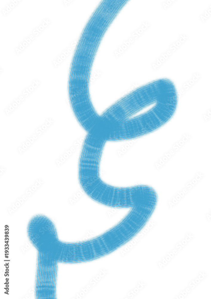 Obraz premium abstract blue wave with line motif for elemen background type 5