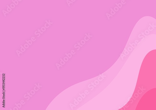 Modern Pink Pastel Abstract Background with Smooth Shapes type 1