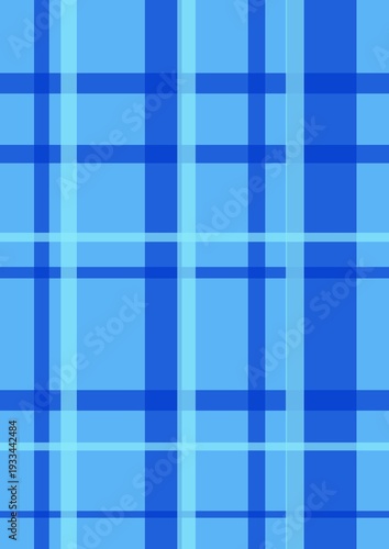 Blue Abstract Grid Pattern with Layered Transparent Lines