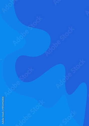 Modern Blue Liquid Wave Pattern Background