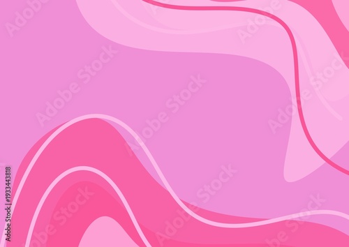 Abstract Pink Fluid Background with Soft Gradient Waves type 1