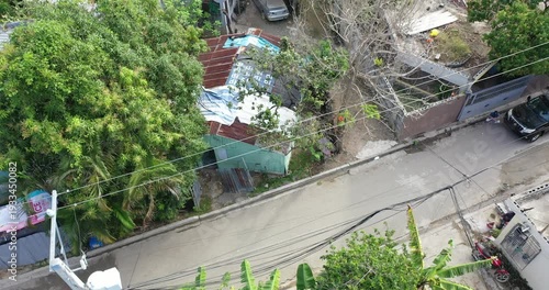 Wallpaper Mural Aerial view of a suburban neighborhood in dominican republic Torontodigital.ca