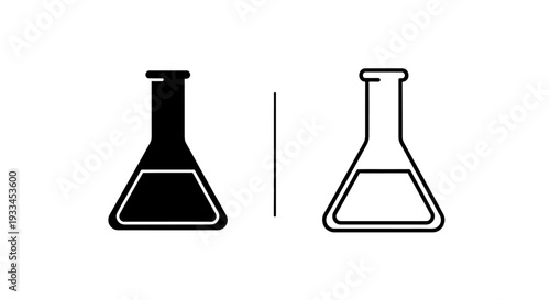Chemistry lab equipment Vector