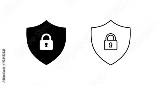 Secure shield icon design Vector