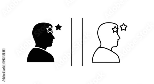 Creative thinking ideas Vector