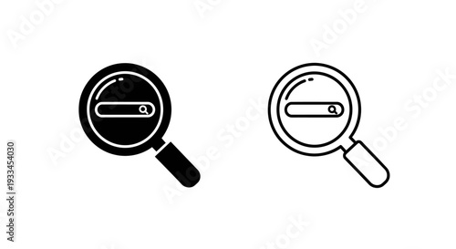 Magnifying glasses search Vector
