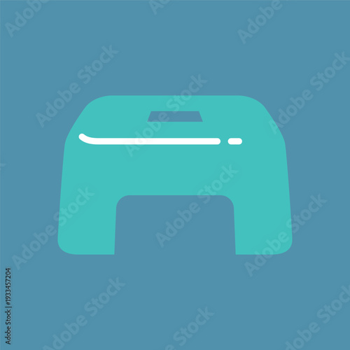 バスチェアのシンプルなアイコン