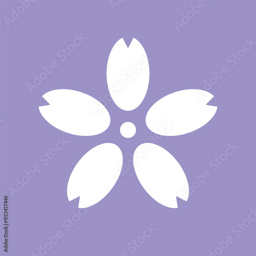 編集可能な桜のベクターアイコン