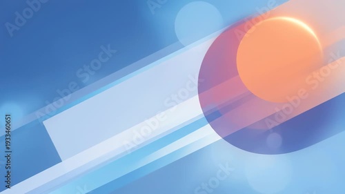 Features Blurred Blue Background clock graphic suitable various red sun blurry