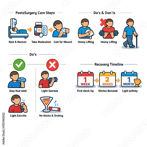 Post-surgery care: dos and don'ts for effective recovery and health management