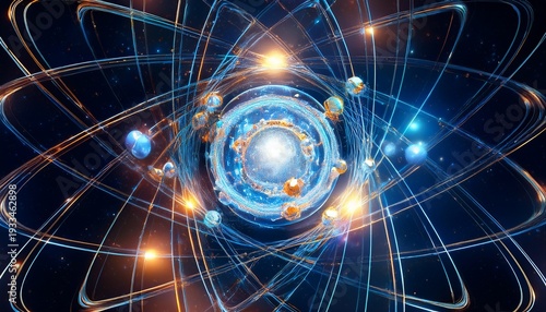 atom frozen in space