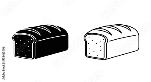 Bread loaf illustration Vector