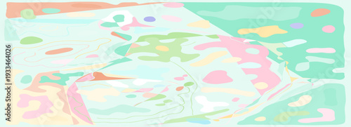 Psychedelic pattern with wavy liquid lines and optical art effects. Retro colors with funky vibes for digital projects and prints. Stock vector illustration in groovy style.