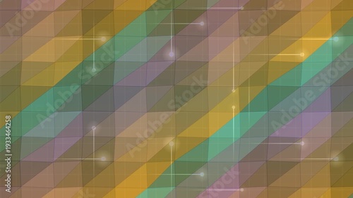 Abstract Geometric Shapes with Colorful Patterns.