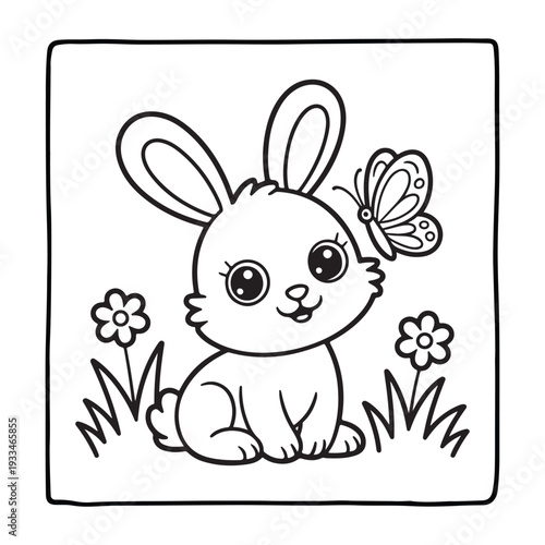 cute easter, BOLD and EASY COZY EASTER COLORING BOOK, bold and easy, victor art, line art, Coloring Pages, bold & easy cozy winter coloring book pages, cute line art