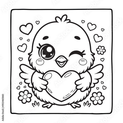 cute easter, BOLD and EASY COZY EASTER COLORING BOOK, bold and easy, victor art, line art, Coloring Pages, bold & easy cozy winter coloring book pages, cute line art