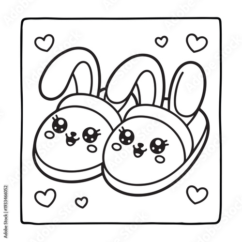 cute easter, BOLD and EASY COZY EASTER COLORING BOOK, bold and easy, victor art, line art, Coloring Pages, bold & easy cozy winter coloring book pages, cute line art