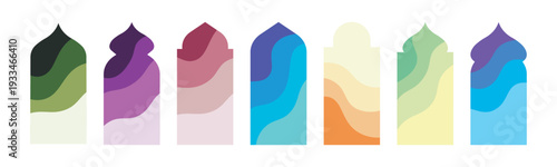 colorful abstract shapes, vibrant hues