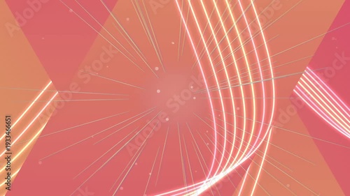 Abstract Pink Background with White Lines.