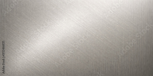 Silver Surface: A pristine silvery surface with delicate brushed texture, radiating subtle light and shadows, evokes sleekness, and modern elegance.