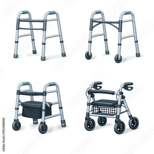 Innovative mobility aids: different types of walkers for enhanced support
