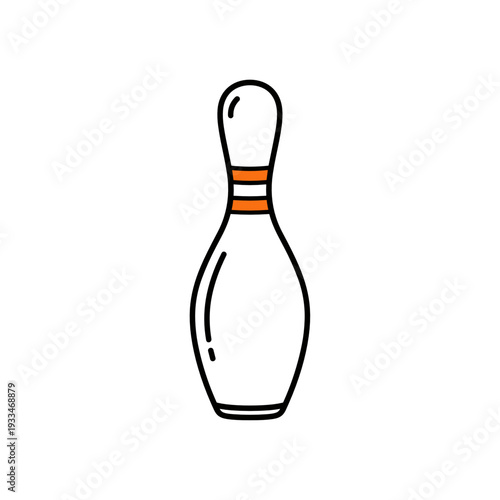 Bowling Pin Skittle Sport Equipment Vector