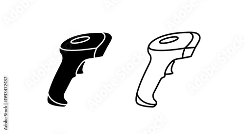 Two handheld devices Vector