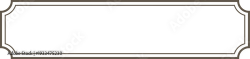 Label Frame Border Vintage