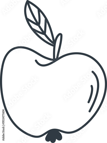 Apple Hand Drawn Doodle