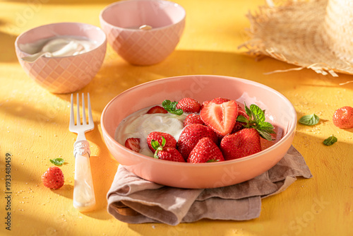 Tasty and sweet strawberrie...