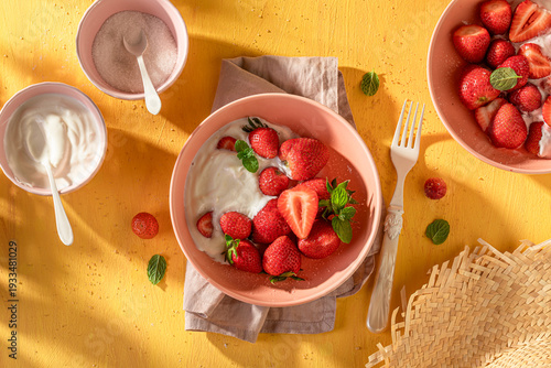 Tasty and sweet strawberrie...