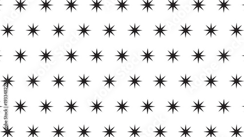 Clean and modern motion graphic featuring a seamless pattern loop of stars in a clean and minimalist style