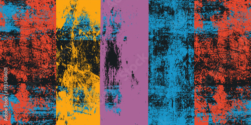 Grunge vector background. Dirty artistic design element, box, frame or background  for text. Halftone texture. Grunge rough edges. Old wall. Grainy backdrop. eps 10