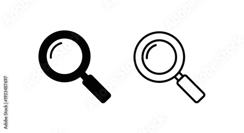 Magnifying glasses search Vector