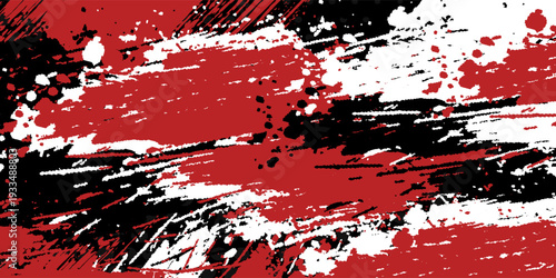 black white and red grunge texture background eps 10