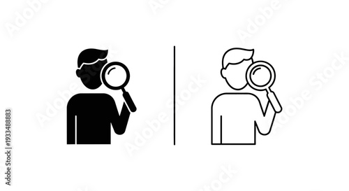 Investigation concept Vector