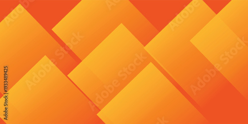 Abstract orange and yellow geometric background. Modern concept for graphic design, background, web design, poster, banner, book, slideshow. Vector illustration