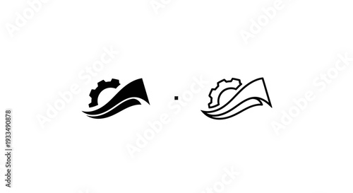 Handshake and water splash Vector