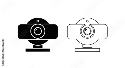 Webcam icon design Vector