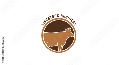 Cow Logo Design for Livestock Business.