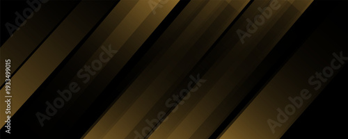 abstract black and gold are light with white the gradient is the surface with templates metal texture soft lines tech diagonal background gold dark sleek clean modern.Print
