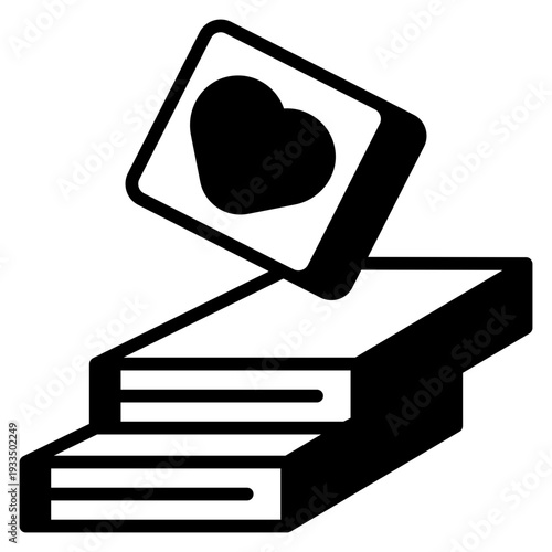 Favorite Book Solid Icon