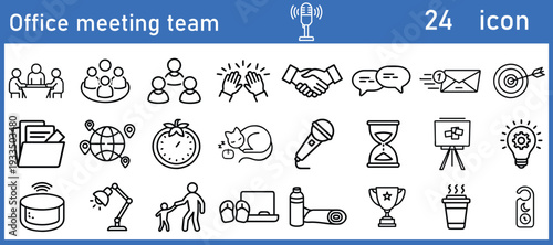 Set of medical icons and symbols in black silhouette vector illustration style for web and design use