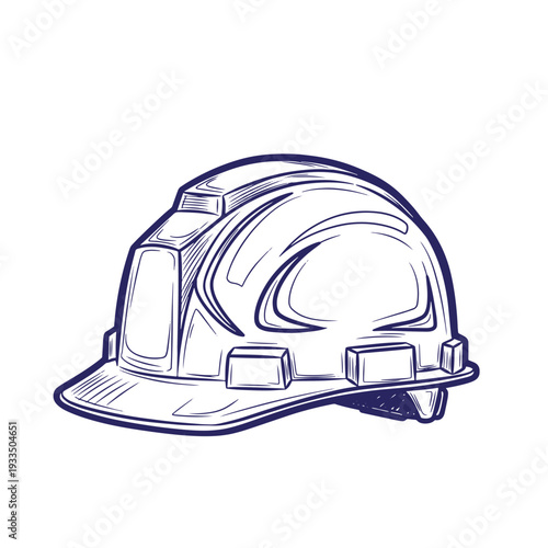 hard hat for safety and protection on construction site  worker helmet