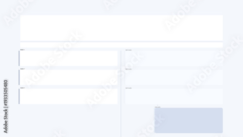 Minimal Business Problem Analysis Presentation Template with Issues and Root Cause Sections