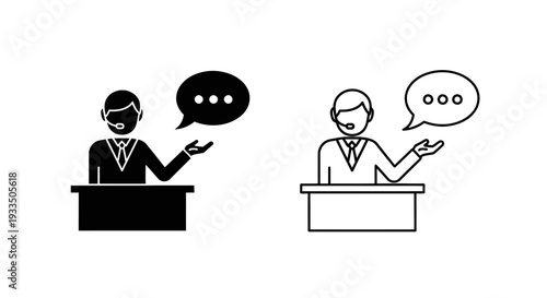 Debate illustration Vector