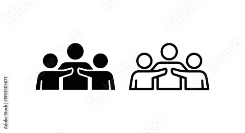 Two people shaking hands Vector