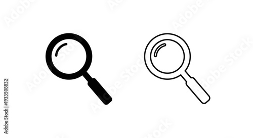 Magnifying glasses search Vector